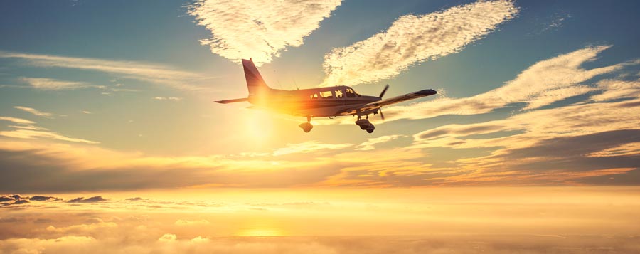 Plane In Sky